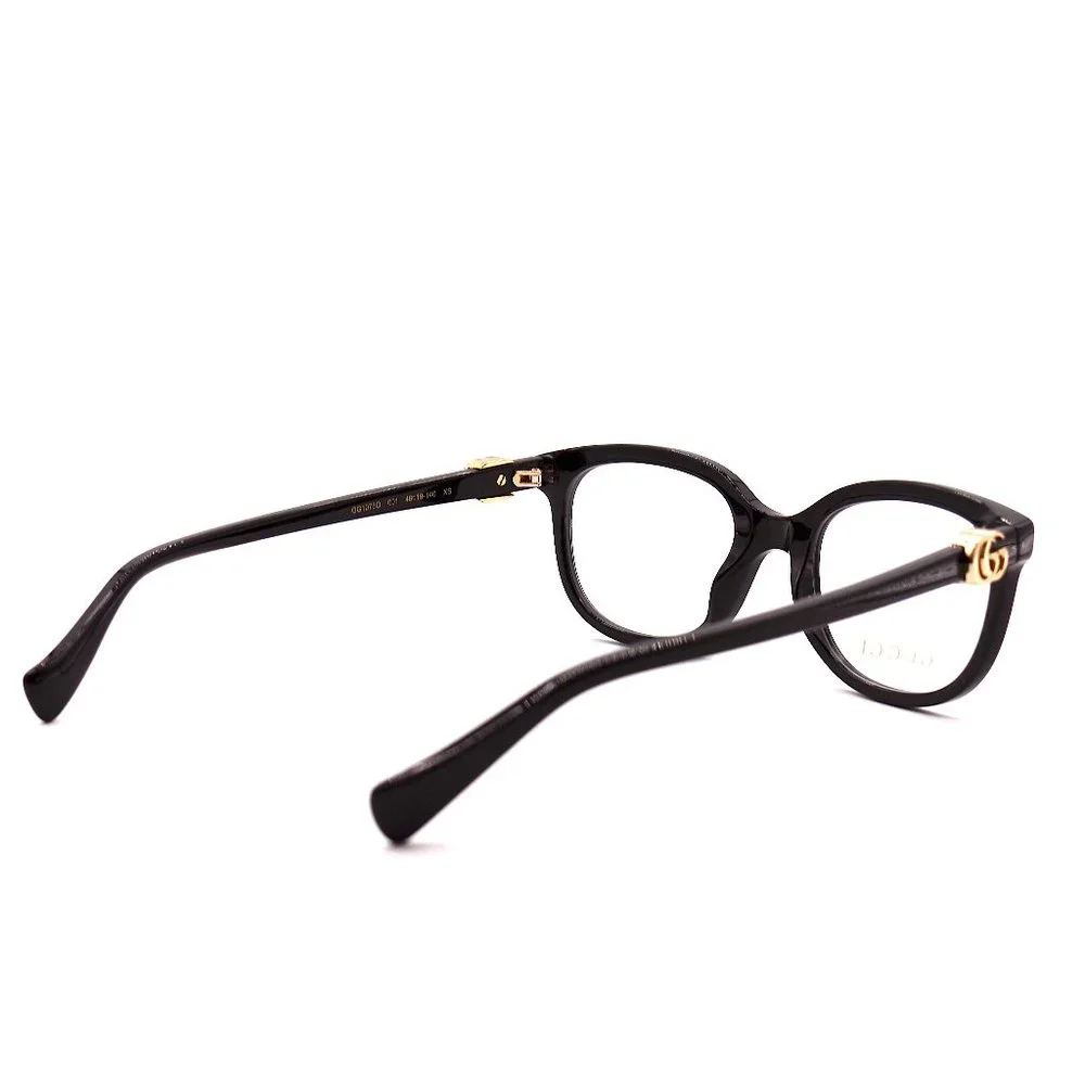 NEW GUCCI GG1075O 001 BLACK AUTHENTIC EYEGLASSES FRAME RX 48-19 - Picture 7 of 12